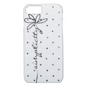 simpliciteitstekst op poolpunten Case-Mate iPhone case (Achterkant)