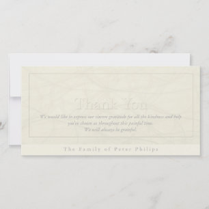 Simplicity 1 Sympathie Dank U Foto Kaart