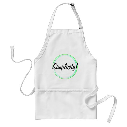 Simplicity Concentrische Cirkels Schort (Voorkant)