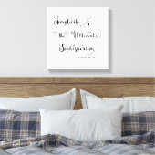 Simplicity Quote - Canvas Afdruk (Insitu (Slaapkamer))