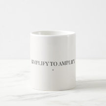 Simplify to Amplify Minimalist Mug