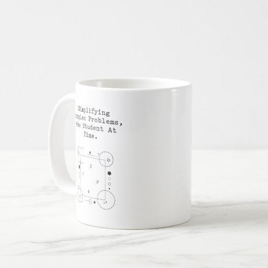 Simplifying Complex Problems | Math Student Succes Koffiemok (Voorkant links)
