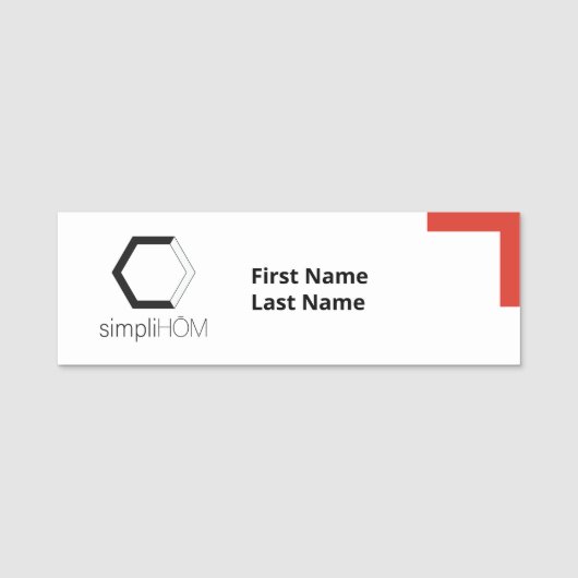 simpliHOM naamplaatje (Voorkant)