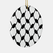 Simpliste Keffiyeh Keramisch Ornament (Rechts)