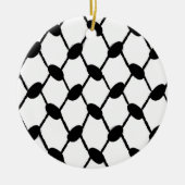 Simpliste Keffiyeh Keramisch Ornament (Voorkant)