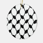 Simpliste Keffiyeh Keramisch Ornament (Links)