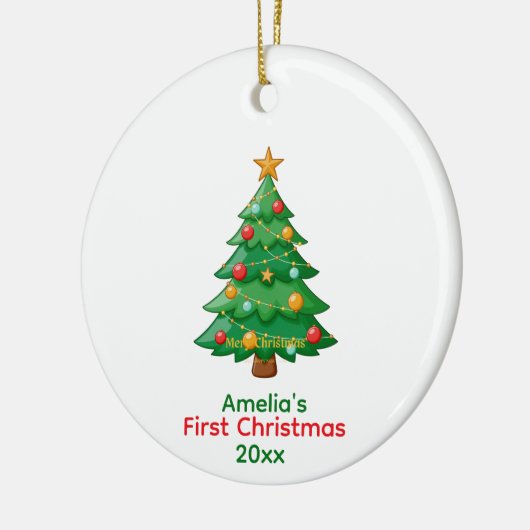 Simplistic Baby's First Christmas w/ Tree Ornament (Links)