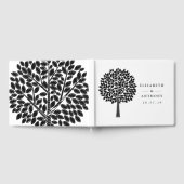 Simplistic Boom Illustratie Bruiloft Gastenboek (Volledig)