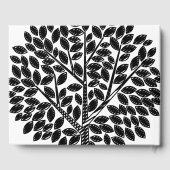 Simplistic Boom Illustratie Bruiloft Gastenboek (Achterkant)