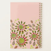 Simplistic Hand-getrokken Bloemen Dankbaarheids Ti Planner (Achterkant)