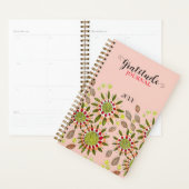 Simplistic Hand-getrokken Bloemen Dankbaarheids Ti Planner (Display)