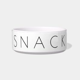 Simplistic Minimal Snack Food Pet Feeding Bowl Voerbakje