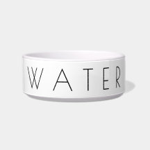 Simplistic minimalist Pet Water Bowl