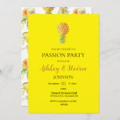 Simplistic Passion Party-uitnodiging Kaart (Voorkant / Achterkant)