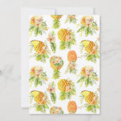 Simplistic Passion Party-uitnodiging Kaart (Achterkant)