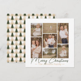 Simplistic Pleasures Landelijke Foto Kerst Kaart