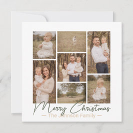 Simplistic Pleasures Landelijke Foto Kerst Kaart