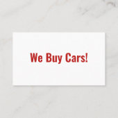 Simplistic Tow Truck Visitekaartje (Achterkant)