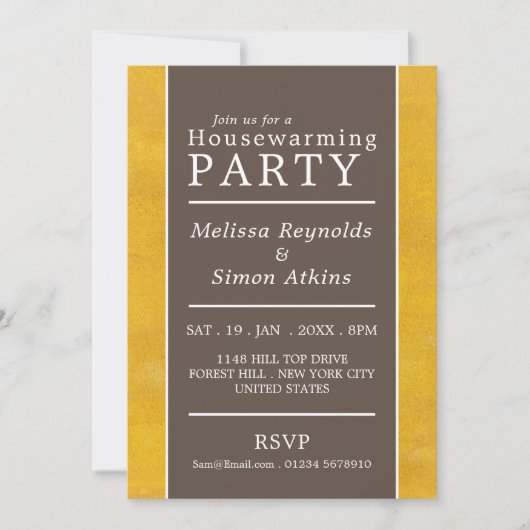 Simplistic Typografie, de Partij van de Opwarming Aankondiging (Voorkant)