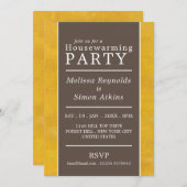 Simplistic Typografie, de Partij van de Opwarming  Aankondiging (Voorkant / Achterkant)