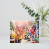Simplistisch Afstuderen Afstuderen Dank u Briefkaart (Staand voorkant)