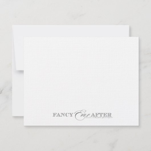 Simplistisch sparen de Datum Save The Date (Achterkant)