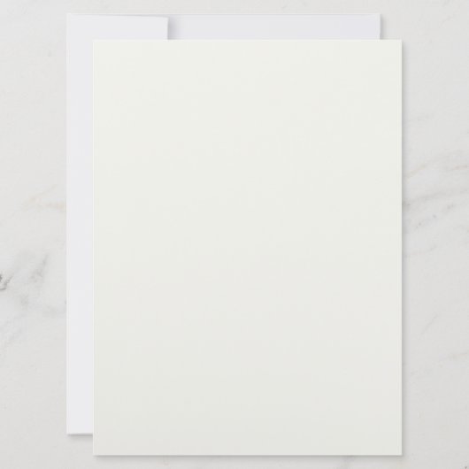 Simplistische en trendy flat response Kaart (Achterkant)