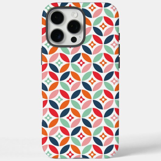 Simplistische geometrische telefoonhoesjes Case-Mate iPhone case (Achterkant)