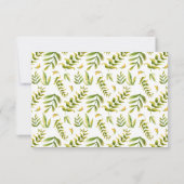 Simplistische kruiden en botanische bewaarder de d save the date (Achterkant)