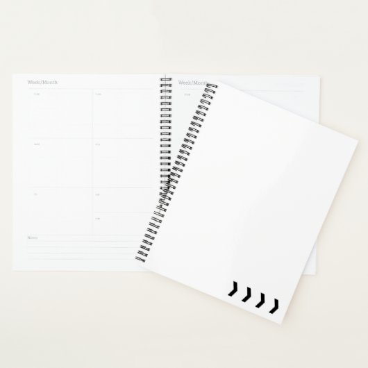 Simplistische Liam Payne Chevron Geïnspireerd Plan Planner (Display)