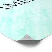 Simplistische, minimalistische geloofsbelijdenis poster (Hoek)