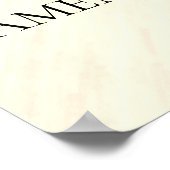 Simplistische, minimalistische geloofsbelijdenis poster (Hoek)