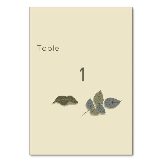 Simplistische Paarse bloem met groene bladeren Kaart (Voorkant)