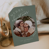 Simplistische Photo Holiday Kaart