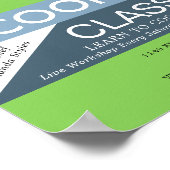 Simplistische vork, kookklassen Adverteren Poster (Hoek)