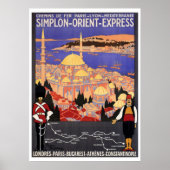  Simplon Orient Express aan Constantinopel Poster (Voorkant)