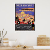  Simplon Orient Express aan Constantinopel Poster (Keuken)