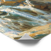 Simplon Pass (1911) van John Singer Sargent Poster (Hoek)