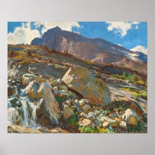 Simplon Pass (1911) van John Singer Sargent Poster