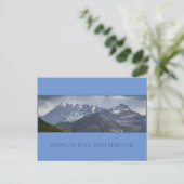 Simplon Pass Mountains, Zwitserland Briefkaart (Staand voorkant)