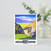 Simplon Pass Zwitserland vintage-Briefkaart Briefkaart (Staand voorkant)