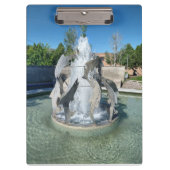 Simplot Square Fountain Foto Pocatello Klembord (Voorkant)