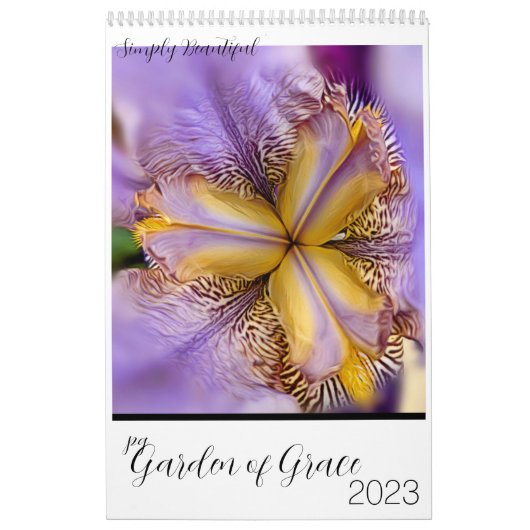 Simply Beautiful Flowers Wall Calendar Kalender (Hoes)