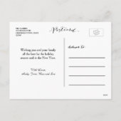 Simply Believe | Holiday Photo Postcard Feestdagenkaart (Achterkant)