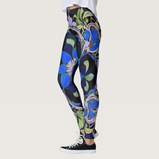 Simply Blue: rustig, koel en verzameld Leggings (Links)