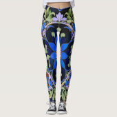 Simply Blue: rustig, koel en verzameld Leggings (Voorkant)