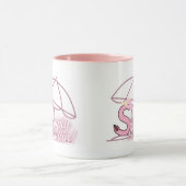 " Simply Chillin " (Roze) door Kriyas Collection Mok (Midden)