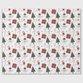 Simply Classic Country Christmas Nostalgic  Cadeaupapier (Vlak)