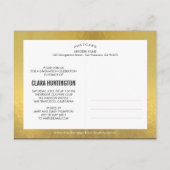 Simply Cool Afstuderen Aankondiging/Uitnodiging Uitnodiging Briefkaart (Achterkant)