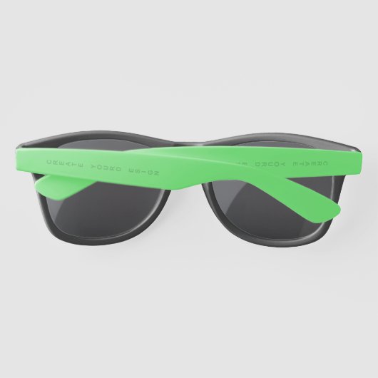 Simply - Create Your Own Plastic Sunglasses Zonnebrillen (Achterkant)